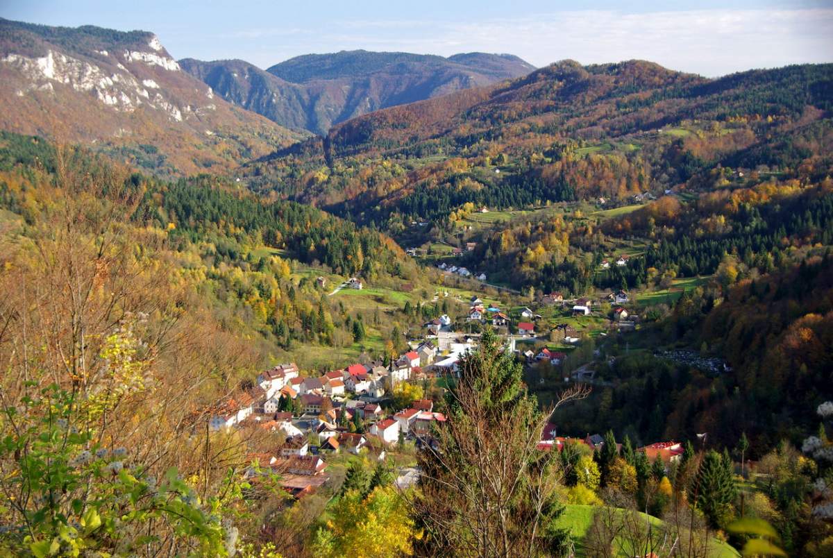 Town of Čabar in Gorski kotar