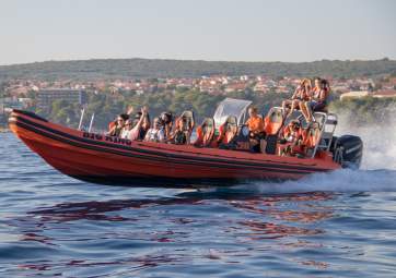 Dolphin Safari & Blue Cave Swim - adrenaline speedboat ride